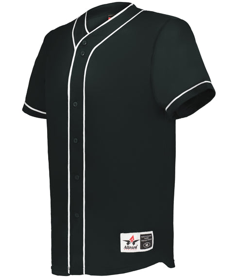 Alleson Diamond Full-Button Baseball Jersey